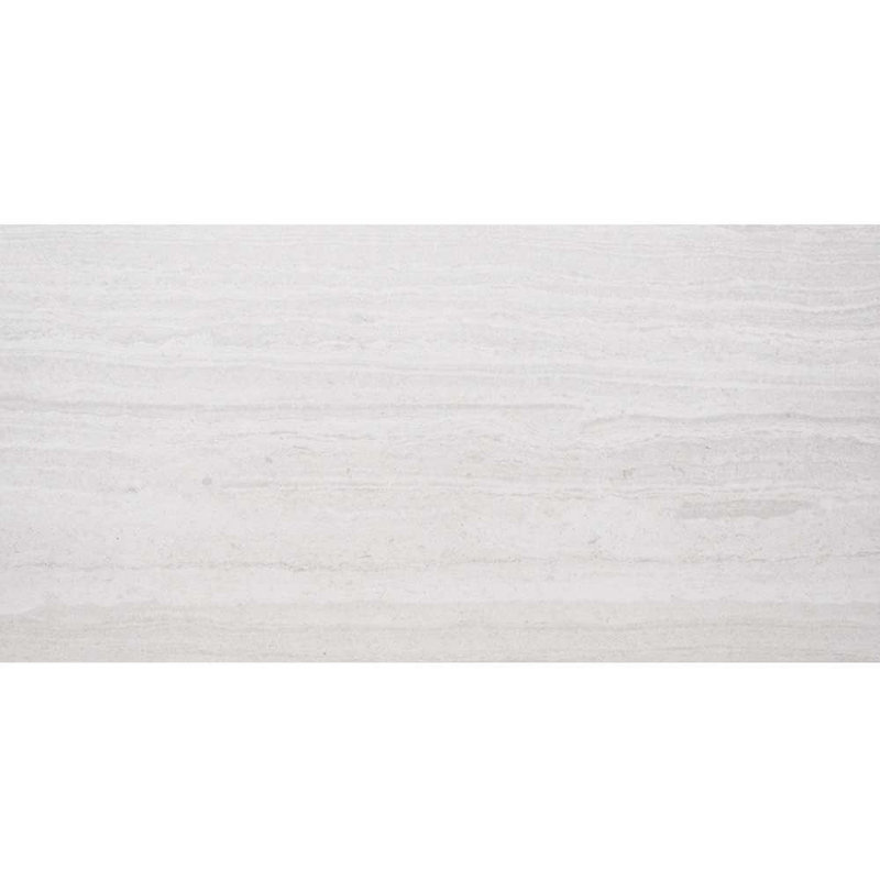 Brooklyn 12" x 24" Matte Porcelain Floor and Wall Tile, Snow