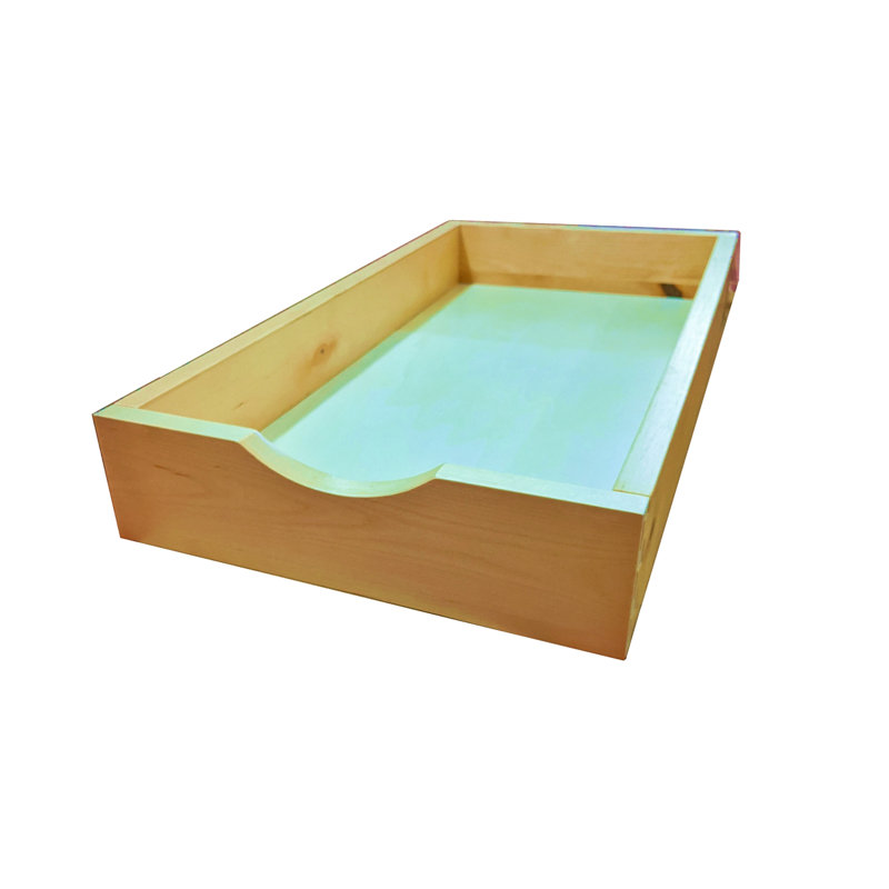 Daiona Solid Wood Pull-Out Drawer Box – 21" Deep Cabinet Organizer in Multiple Widths Out Tray with Brackets, 12" W