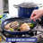 Blue Diamond 20 Piece Cookware and Bakeware Set, Diamond Infused PFOA PFAS-Free Ceramic Nonstick Pots and Pans, Durable Nontoxic Metal Utensil Safe & Scratch Resistant, Dishwasher & Oven Safe