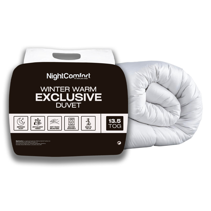 Night Comforter Exclusive Collection Winter Warm 13.5 Tog Duvet, Double