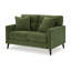 Causeuse Bixy, accoudoirs sur rail 57 po, 2 coussins décoratifs-111450673