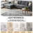 Nursery Gray Rug Plush Soft Shag Rug Ideal for Living Rooms, Bedrooms, and Children's Rooms-363783216-344498116