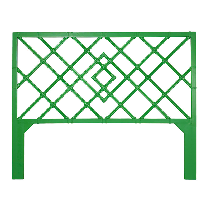 Darien Bed, King, Bright Green
