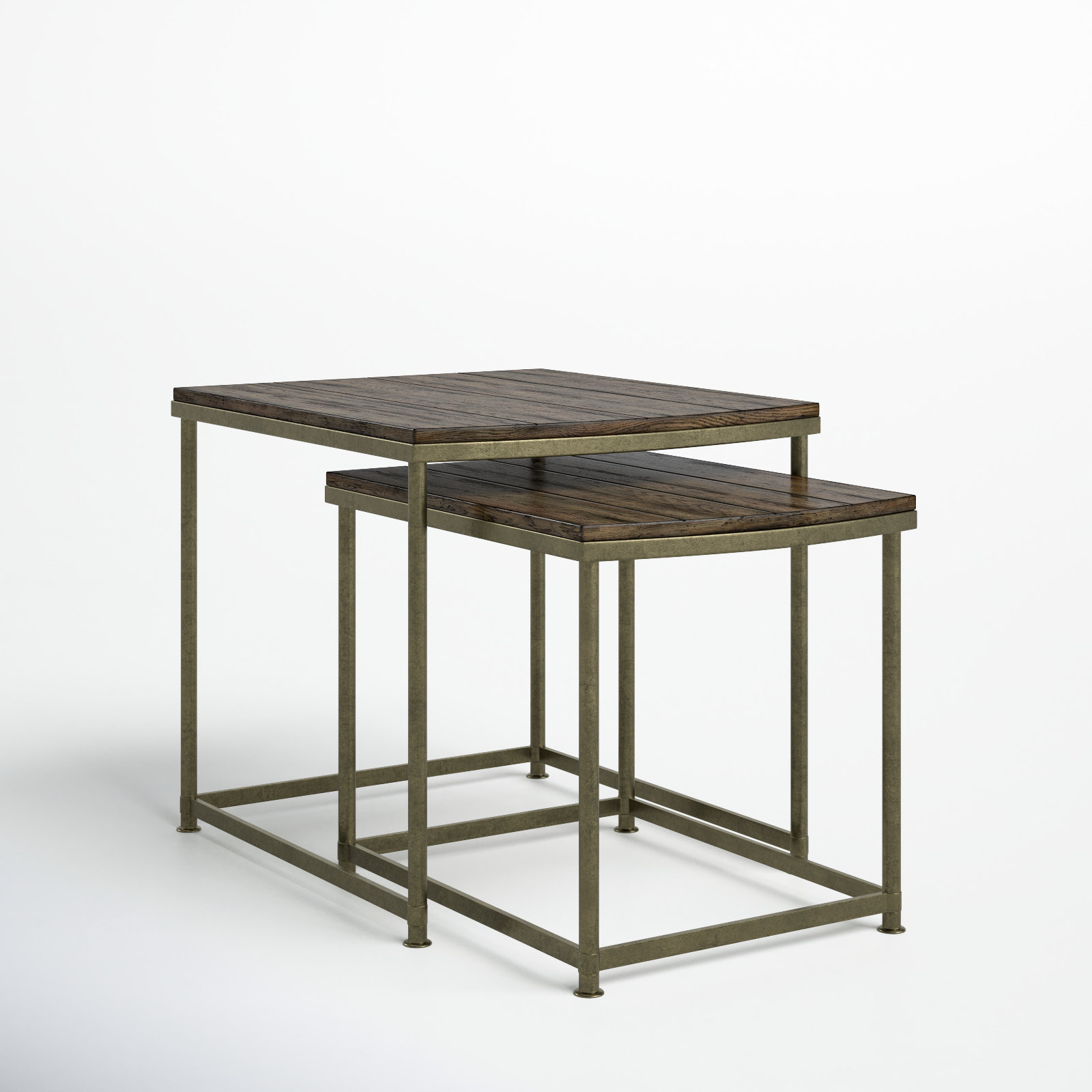 Debbi Solid Wood Nesting End Table