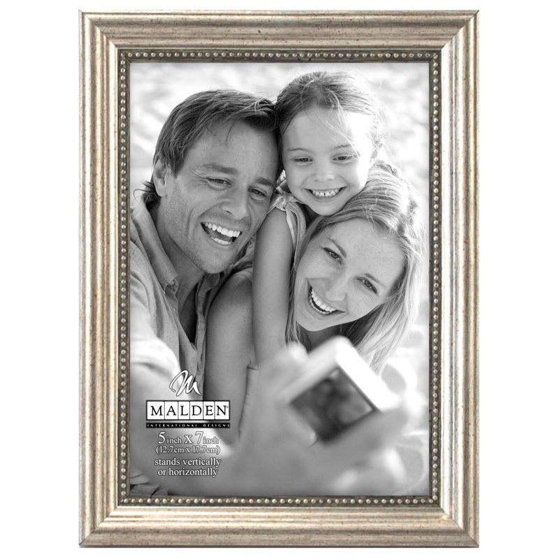 Cadre photo Danely, 5 po x 7 po, Argent