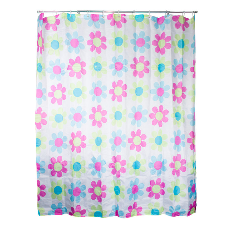 Textile Daisy Shower Curtain