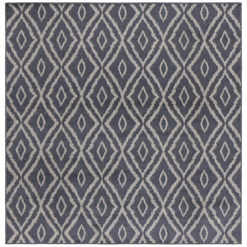Jamie-Lei Performance Geometric Rug, Square 6'7"