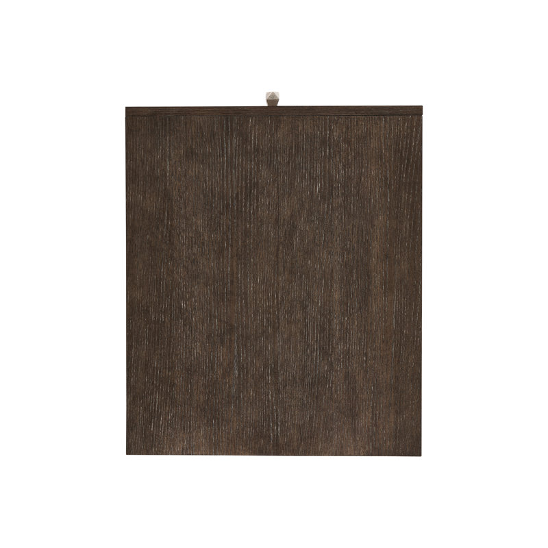 Linea End Table, Linea - Cerused Charcoal Finish