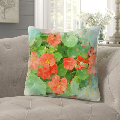Jaramillo Outdoor Reversible Throw Pillow