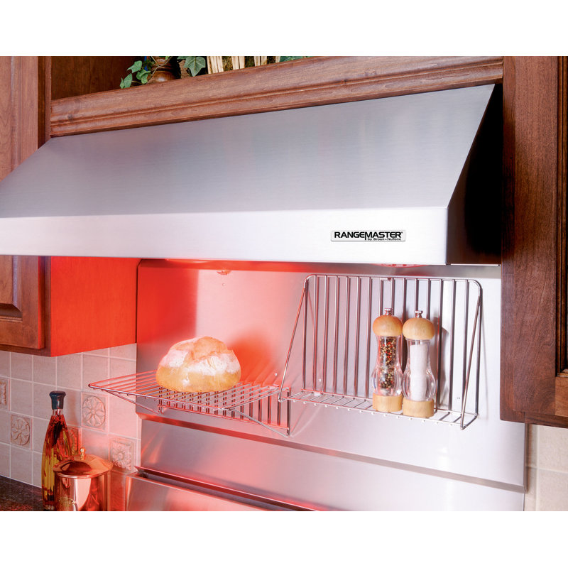 Dosseret de hotte série llc, 5.04" H x 27.12" L x 44.28" D, Acier inoxydable