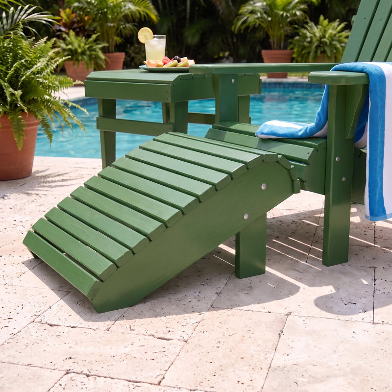 Accessoire de repose-pieds Adirondack - 14 options de couleurs | Prêt pour l'extérieur,  livré entièrement assemblé