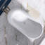 Baignoire de trempage autoportante 63 po. X 29,5 po. 63 po. X 29,5 po.