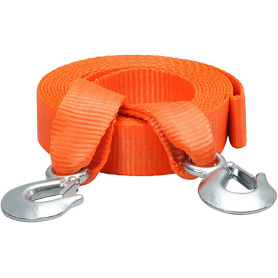 Towing Strap Rope 17000 lbs 20 ft Car Tow Cable with 2 Hooks Heavy Duty