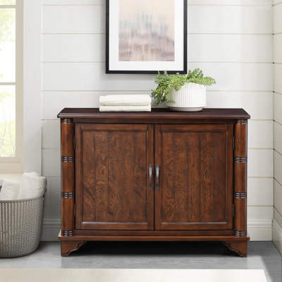 Console Table With Storage, 40" Retro. Finish, Adjustable Shelf. For Entryway, Hallway, Foyer, Solid Wood Construction Retro For Foyer. Tabletop, Shelf, Feet, Finish