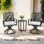 Chaises longues pivotantes en aluminium avec coussins Sunbrella Chad