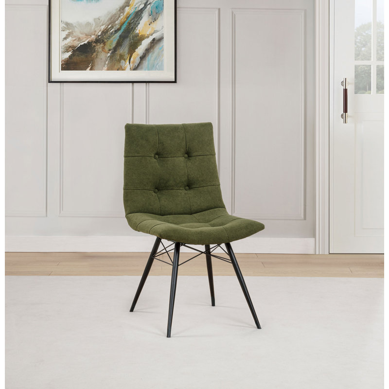 Chaise d'appoint rembourrée Virlinda, Forêt