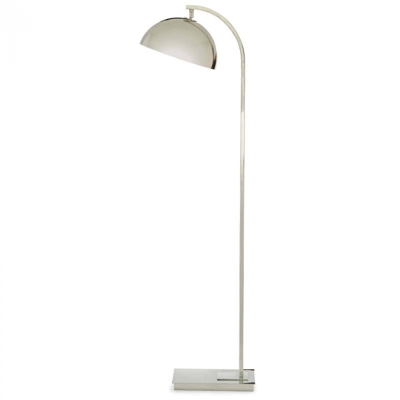 Otto Floor Lamp, Polished Nickel
