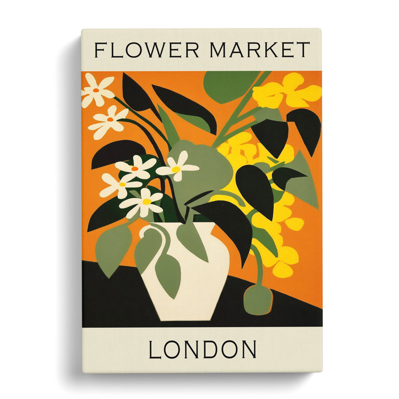 XMKTMKT-614 The London Flower Market Exhibition No. 8 - Wrapped Canvas Print, 76cm H x 50cm W