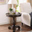 Table d'appoint ronde à piédestal en bois-263132469