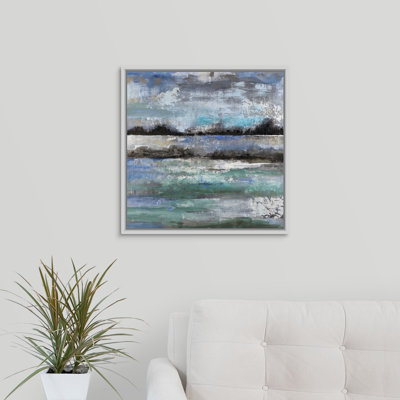 « lake ile », peinture sur toile