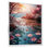Pink Sunshine Blue River With Pink Lotus Flowers - Lotus Wall Art Decor