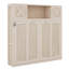 Lit escamotable multiusage avec armoires de rangement-651254722
