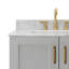 ARIEL TAYLOR 43 IN LEFT OFFSET SINGLE RECTANGLE SINK VANITY-411981170-444712537-444712543