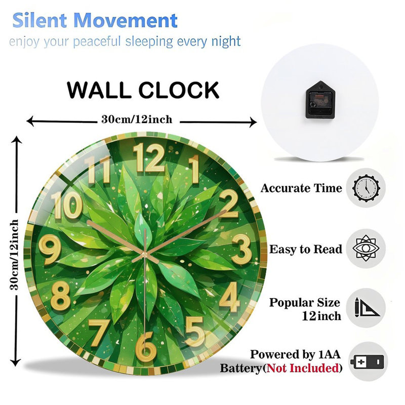 Horloge murale 12 po