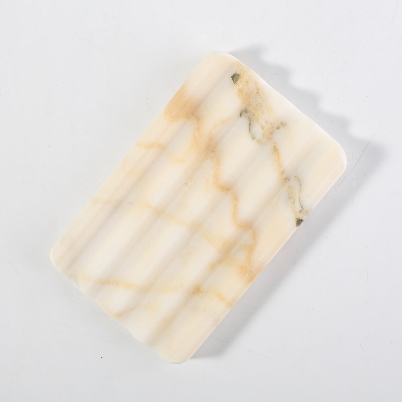 Plateau à savon en marbre naturel, Beige