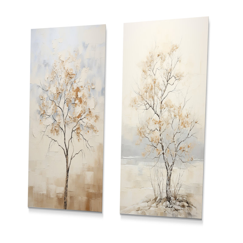 «Minimalisme», arbre d'érable beige Melody, H 32 po x l 32 po