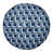 Bleu bolide / blanc / gris