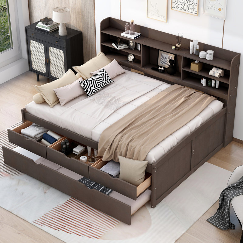 Bektash Daybed, Antique Brown, Full / Double