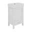 Petit meuble-lavabo moderne avec lavabo en céramique, porte à fermeture douce et tiroir-578302041