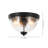 RibbedLume 2 - Light  Flush Mount Ceiling Light 
