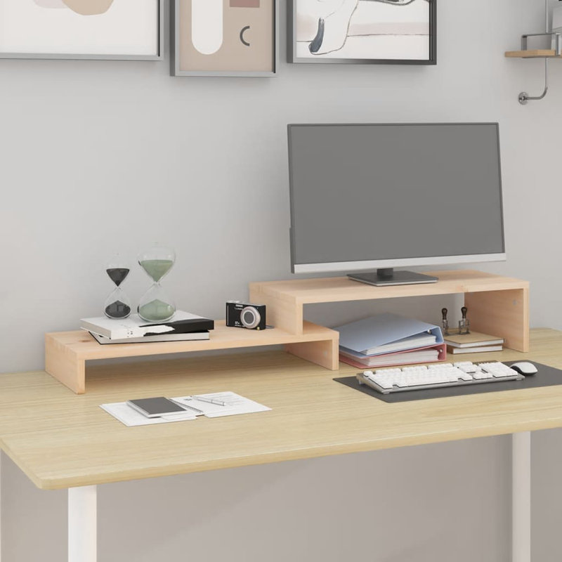 Keehn Wood Monitor Stand