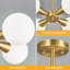 Lustre moderne avec plafonnier semi-encastré Sputnik-1968442412-1968442409