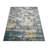 Crayton Machine Made Heatset Polypropylene area rugs - 4'X6', Rectangle | Ivory Blue | Abstract Modern Design, Medium Pile Machine Made Area Rugs-30779348