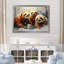 Hiver paresseux brun - art paresseux-662652570-662652575