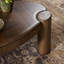 Kamira Oval Coffee Table-Dark Spalted Primavera