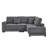 93" L Shaped Sofa Upholstered Soft Corduroy Sectional Couch With Reversible Chaise Lounge For Living Room, Apartment-1533741200