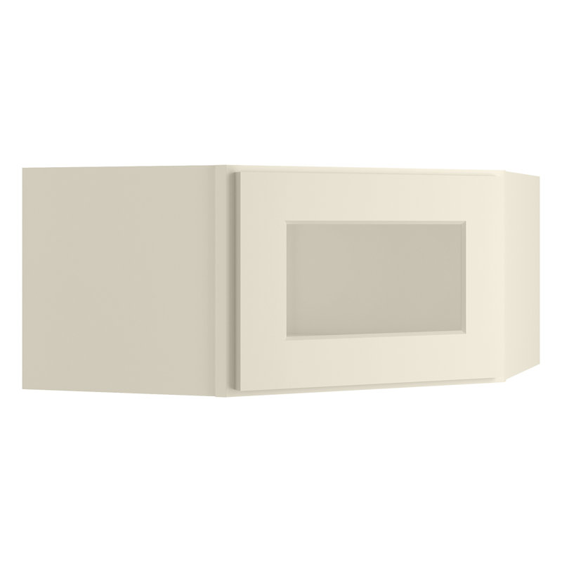 Armoire murale d'angle 12 po H, H 12 po x l 24 po x P 12 po, Blanc shaker