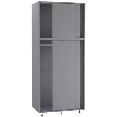 4 Door Solid Wood Wardrobe