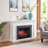 48IN MARBLE STONE MANTEL FIREPLACE