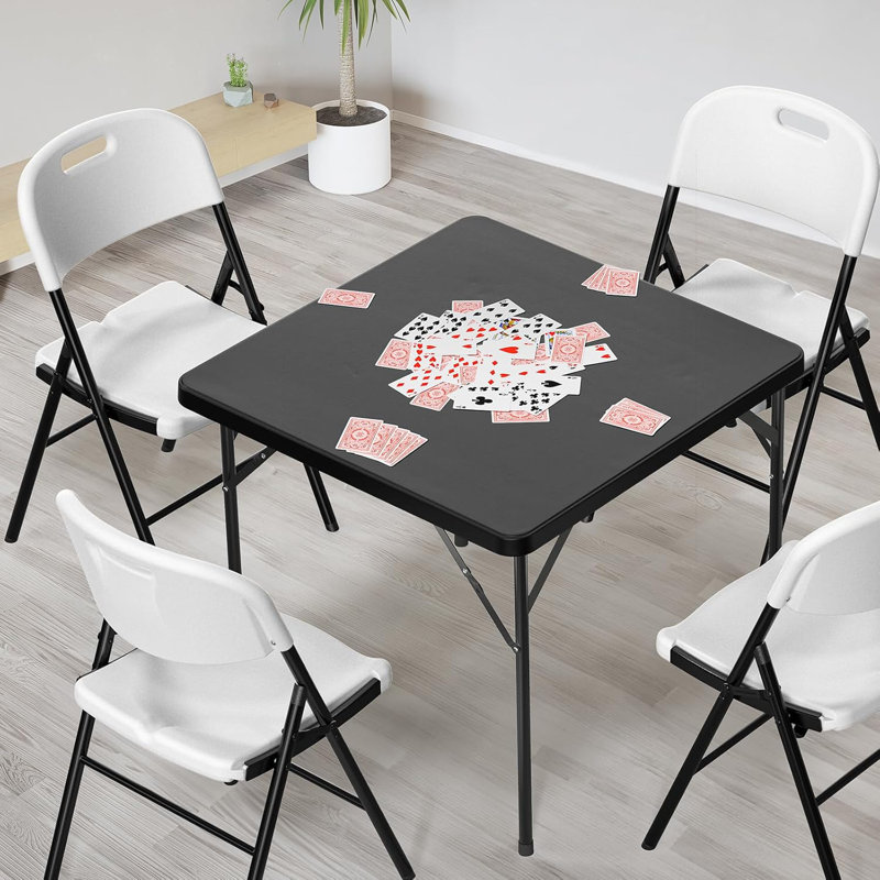 34 po Table carrée en plastique L