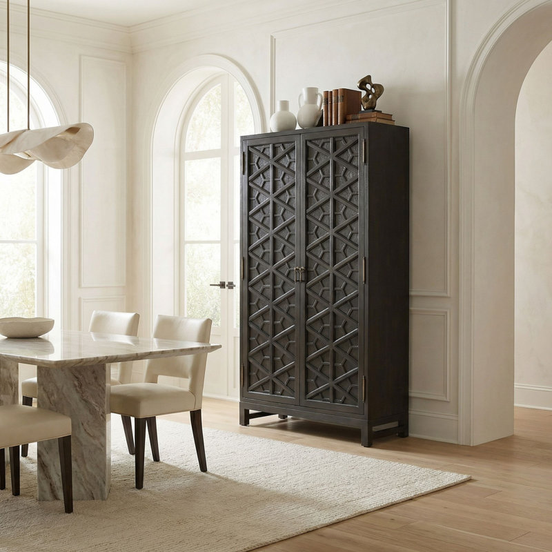 Maharadscha 2 - Door Armoire, Pale, 82" H x 42" W x 20" D