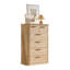 Commode de rangement moderne à 6 tiroirs en bois, 45 po de hauteur pour la chambre à coucher et le salon | Idée cadeau-26004854