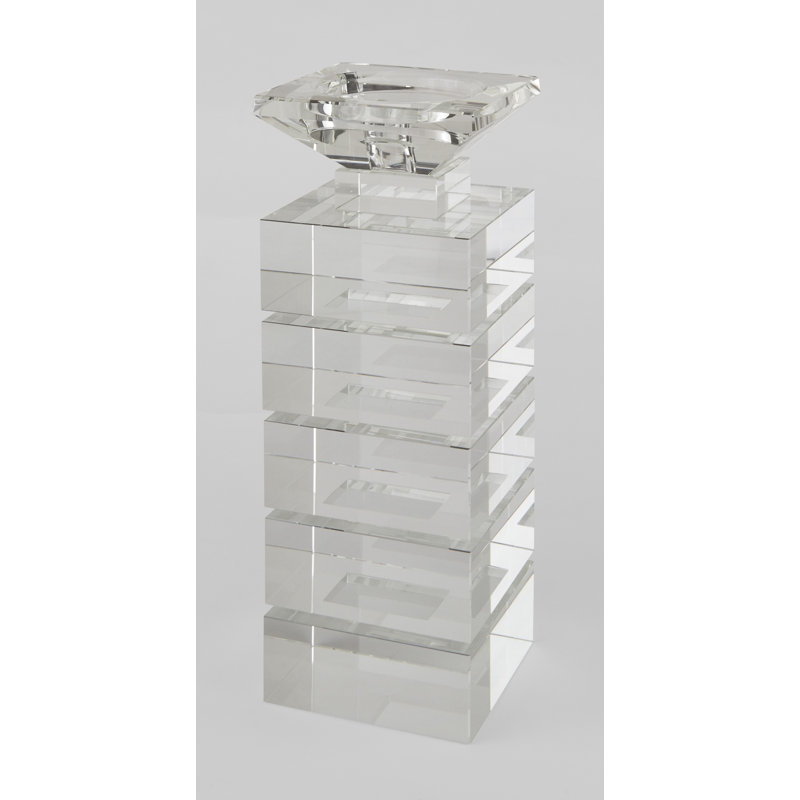 Candlestick, 11" H x 4" W x 4" D