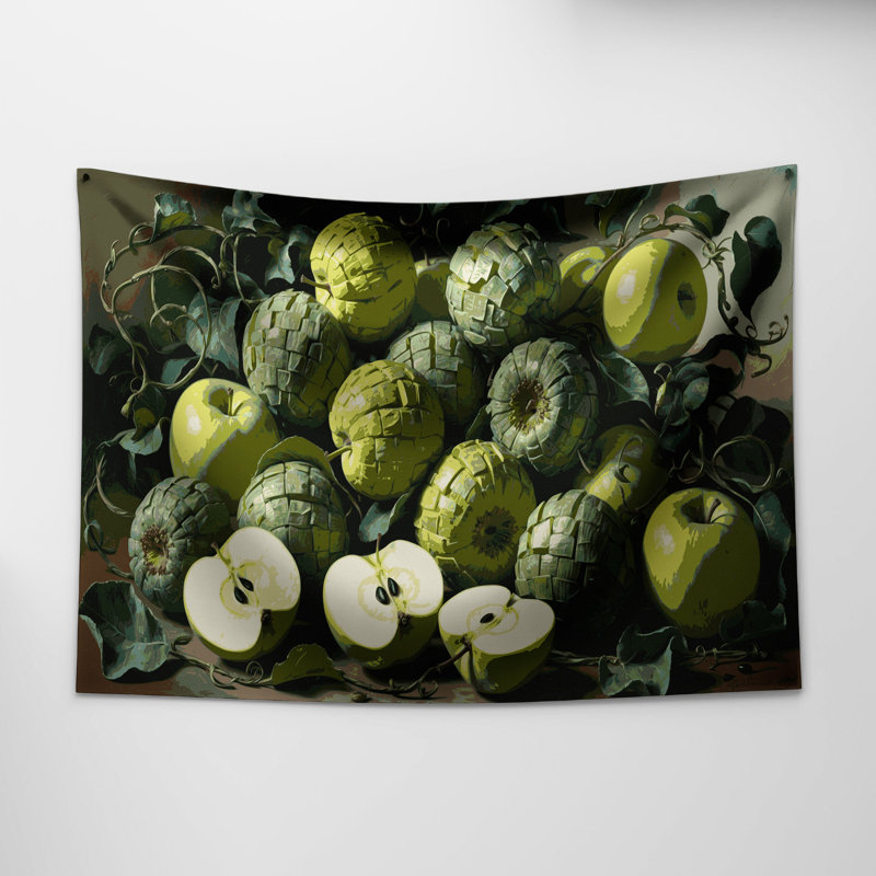 Tapisserie murale «Fruit Wild Custard Apple», 68 po x 80 po