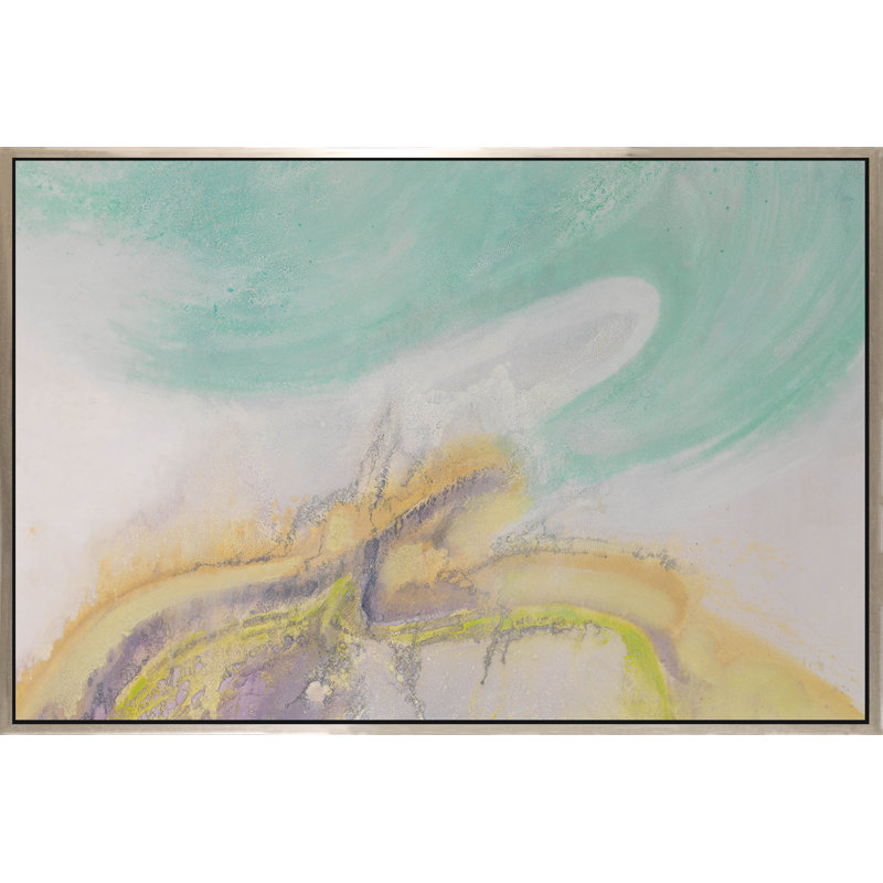 California Surf - Peinture sur toile avec cadre flottant