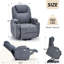 Fauteuil inclinable électrique lève-personne de 35 po de largeur-1842150496